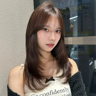 カラー 田中 希のヘアスタイル