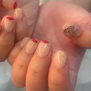 ネイル ゆびノさき茨木店 ニュアンス/アートのネイルデザイン