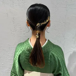 ヘアアレンジ 🍪ﾖｼｲﾊﾙﾈ🍪 ﾗﾍﾞﾝﾀﾞｰｶﾗｰのヘアスタイル