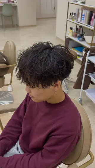 パーマ hair salon Ranun所属・年間指名数1000↑ 🔥メンズ特化/武蔵のヘアスタイル