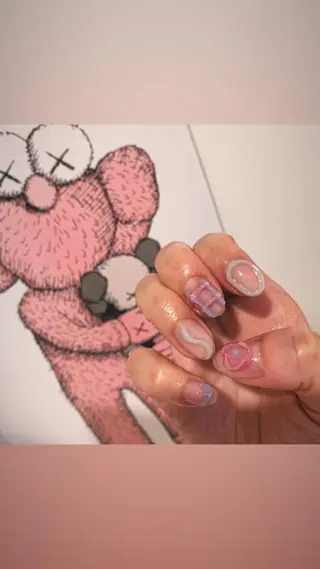 ネイル La neige* yuki 🥯🍑のネイルデザイン