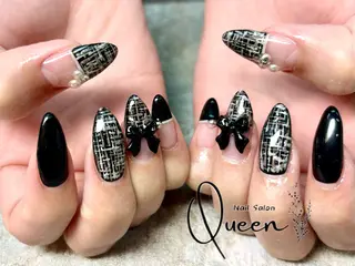 ネイル Queennail 北堀江megumiのネイルデザイン