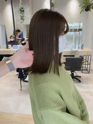 ミディアム メンズ縮毛矯正 ニュアンスパーマのヘアスタイル