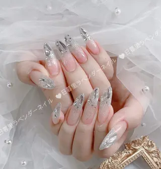 ネイル ラベンダー💖日暮里 ルル💖ネイルのネイルデザイン