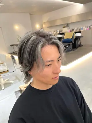 カラー メンズ 柴田泰秀sotti. 髪質改善/ブリーチのヘアスタイル