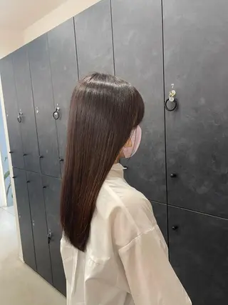 セミロング TENSHO ハイトーンレイヤーのヘアスタイル