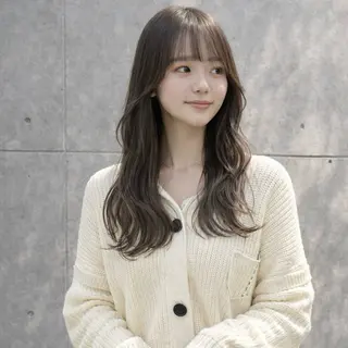 セミロング カラー 一ノ瀬 暁のヘアスタイル