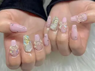 ネイル Hana Bloom Nail💜Akiのネイルデザイン