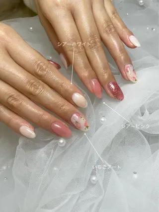 ネイル S LOUNGE NAIL所属・パーツたくさん🍓 SUMIのネイルデザイン