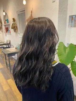 ロング カラー 🌸小掛🌸 豊橋外国人風カラーのヘアスタイル