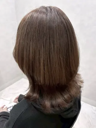 セミロング カラー ハイトーン/韓国風/ 艶髪/吉祥寺のヘアスタイル