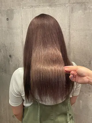 ロング 園田まい/レイヤーカ ット／透明感カラーのヘアスタイル