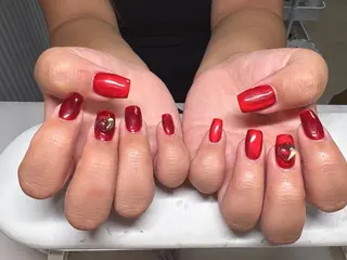 ネイル Chiara 長さだしのネイルデザイン