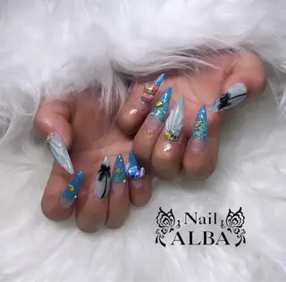 ネイル 石王 美羽のネイルデザイン