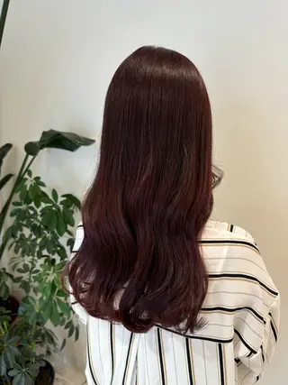 ロング カラー 村田 奈月のヘアスタイル