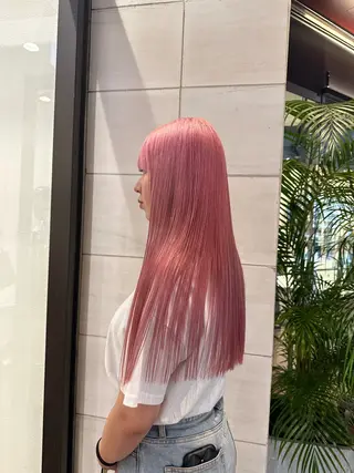 ロング カラー ハイトーン/ブリーチ カラー/SHOGOのヘアスタイル