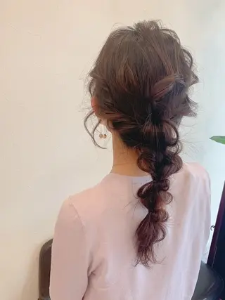 ロング ヘアアレンジ SHANTi 飯塚 ヘアセット/髪質改善のヘアスタイル