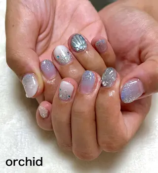 ネイル orchid ♡オーキッドのネイルデザイン