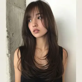 ロング ブリーチなし透明感 カラー✨横山 佳希のヘアスタイル