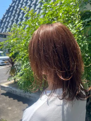 ミディアム カラー メンズ 竹内 翼のヘアスタイル