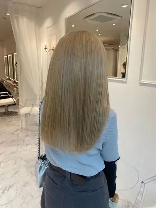 ロング カラー ParveMix🍀 藤原愛未のヘアスタイル