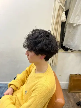 パーマ ブリーチカラー/ 細川はるかのヘアスタイル