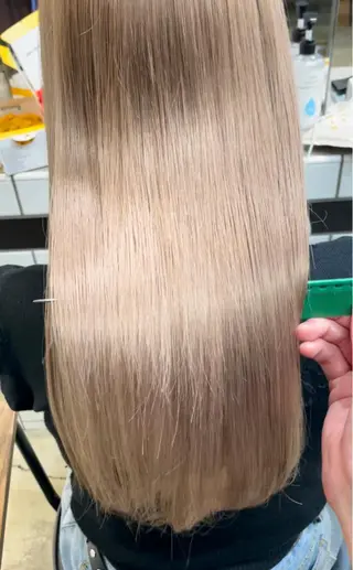 ロング カラー ヘアアレンジ 🌈本物の髪質改善 森田涼平のヘアスタイル