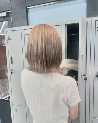 ショート メンズウルフ🐺♡ ブリーチ♡ヘアメ🎀のヘアスタイル