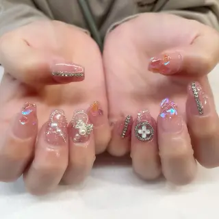 ネイル 💎🐰 saki. m 🐰💎のネイルデザイン