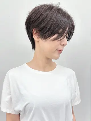 ショート 小顔ボブ/お悩み解決 /ボブパーマ/とういのヘアスタイル