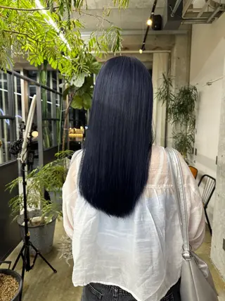 ロング カラー 森田遥奈/透明感カラ ー/似合わせカットのヘアスタイル