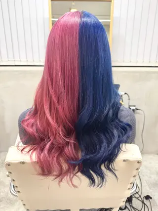 ロング カラー ヘアアレンジ S.BLOOM 川崎 翔哉のヘアスタイル