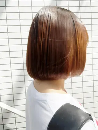 ショート カラー パーマ ショートボブ縮毛矯正 髪質改善のプロ山道潤のヘアスタイル