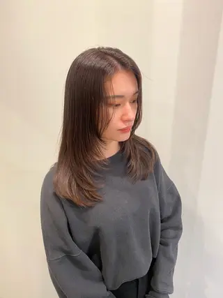 ミディアム カラー 🍑 モモカ🍑のヘアスタイル