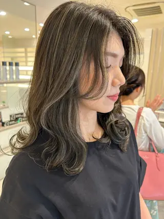 セミロング marju銀座 マージュギンザのヘアスタイル