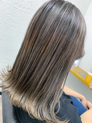 セミロング 🥇近藤 恭輔🥇 Recharme新保のヘアスタイル