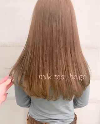 カラー 透明感/オリーブ/ グレージュ/YUKAのヘアスタイル