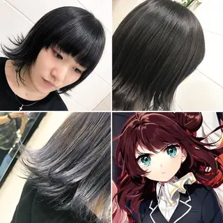 ミディアム カラー "PEPPU "所属・🌈推し色派手髪 ハイトーンShinのヘアスタイル