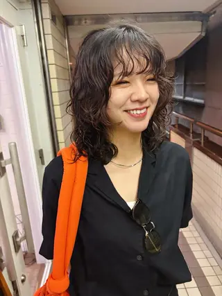 ミディアム パーマ kaito パーマ募集！🔵のヘアスタイル