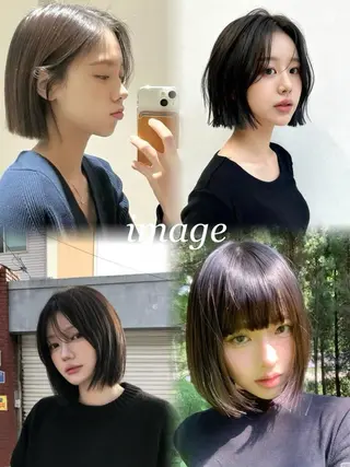 ショート こはな🎀梅田🎀 透明感カラー💖のヘアスタイル