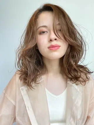 ミディアム 銀座No.1髪質改善 縮毛矯正/本木のヘアスタイル