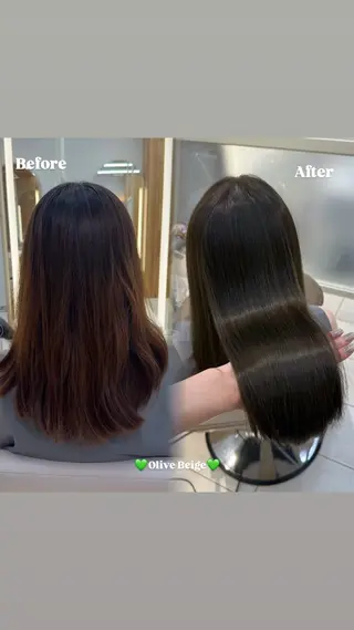 セミロング カラー カラー/ヘアセット Nanami💗のヘアスタイル