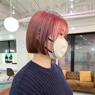 ショート カラー トレンドボブ /ミリヤのヘアスタイル