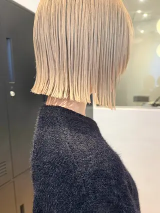 ミディアム 須藤　優真 レイヤーボブ　ウルフのヘアスタイル