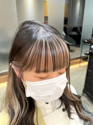 ミディアム 縮毛矯正/レイヤー/ 髪質改善/龍之介のヘアスタイル