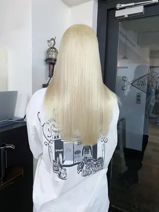 ロング カラー ハイトーンカラー ⭐️NAZUNAのヘアスタイル