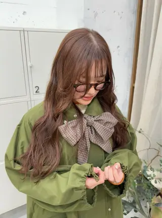 ロング カラー MUKU所属・MUKU ひかるのヘアスタイル