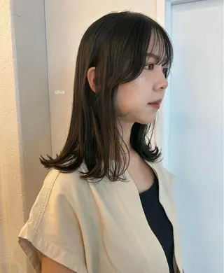 カラー yuzu /韓国ヘア / 透明感カラー🎀のヘアスタイル