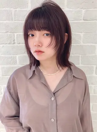 ミディアム レイヤー/メンズ 竹田凪儀のヘアスタイル