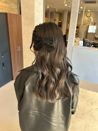 ロング カラー ヘアアレンジ suri-ru hair【スリールヘアー】所属・FURUSAWA AOIのヘアスタイル